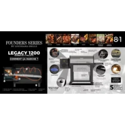 Barbecue à Pellets LG1200FL Legacy LOUISIANA 11 Barbecue à Pellets LG1200FL Legacy LOUISIANA -Grill Adepro Boutique barbecue a pellets lg1200fl louisiana 5