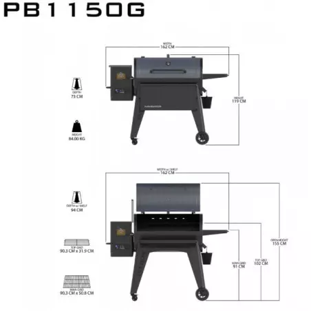 Barbecue à Pellets Navigator 1150 PIT BOSS 5 Barbecue à Pellets Navigator 1150 PIT BOSS – Image 5