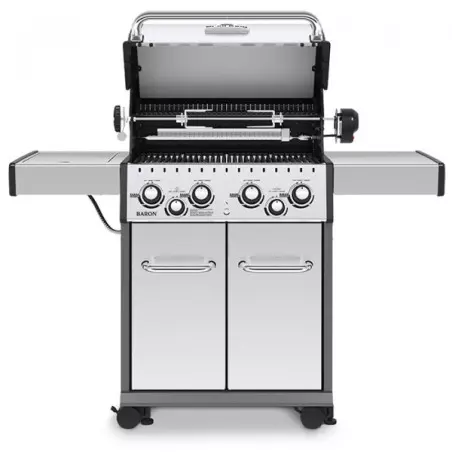 Barbecue Gaz Baron S 490 Ir Avec Plancha Et Rôtissoire BROIL KING 2 Barbecue Gaz Baron S 490 Ir Avec Plancha Et Rôtissoire BROIL KING – Image 2