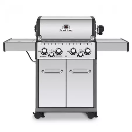 Barbecue Gaz Baron S 490 Ir Avec Plancha Et Rôtissoire BROIL KING 1 Barbecue Gaz Baron S 490 Ir Avec Plancha Et Rôtissoire BROIL KING