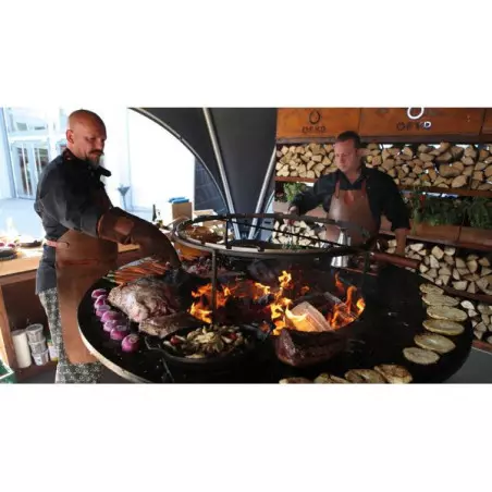 Brasero OFYR XL Plancha Acier Corten Pied 50cm 3 Brasero OFYR XL Plancha Acier Corten Pied 50cm – Image 3