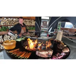 Brasero OFYR XL Plancha Acier Corten Pied 50cm 7 Brasero OFYR XL Plancha Acier Corten Pied 50cm -Grill Adepro Boutique brasero ofyr xl plancha acier cortene pied 50cm 3