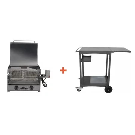 Pack + Grilloir à Gaz 54cm + Chariot - Glm 2 Pack + Grilloir à Gaz 54cm + Chariot - Glm – Image 2