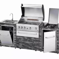 Meuble Modulaire GRANDHALL Stone Island (hors BBQ) -Grill Adepro Boutique meuble modulaire grandhall stone island hors bbq 2