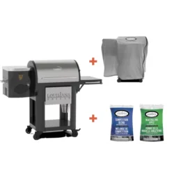 Pack + Barbecue à Pellets FL 800 Legacy LOUISIANA + 6 Accessoires -Grill Adepro Boutique pack barbecue a pellets fl 800 legacy louisiana housse 2 sacs de pellets 2