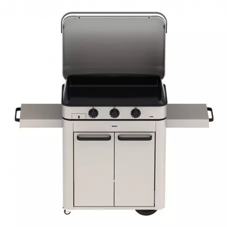 Combo Plancha Enosign Gaz 80 Inox 2023 Avec Capot Inox - ENO 1 Combo Plancha Enosign Gaz 80 Inox 2023 Avec Capot Inox - ENO