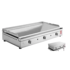 Pack Plancha Gaz PLANET Chef 80 + Capot à Charnieres -Grill Adepro Boutique pack plancha chef 80 capot a charnieres 2