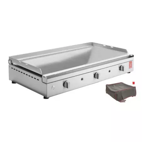 Pack Plancha Gaz PLANET Chef 80 Lisse + Housse 1 Pack Plancha Gaz PLANET Chef 80 Lisse + Housse