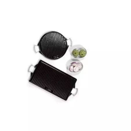 Plancha 47X27 Double Face En Fonte Emaillee Vaello 2 Plancha 47X27 Double Face En Fonte Emaillee Vaello – Image 2