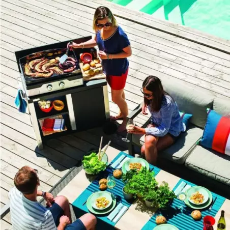 Plancha Gaz Signature Allure 260 Duo Acier/Inox 3 Plancha Gaz Signature Allure 260 Duo Acier/Inox – Image 3