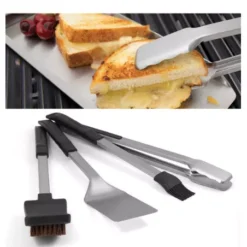 Set De 4 Accessoires Inox Baron BROIL KING (Réf. 64003) -Grill Adepro Boutique set de 4 accessoires inox baron broil king ref 64003 2